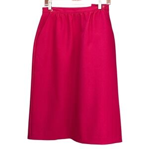 Vintage Haberdashery is Personal Pink Midi Skirt Barbiecore Office Chic 10